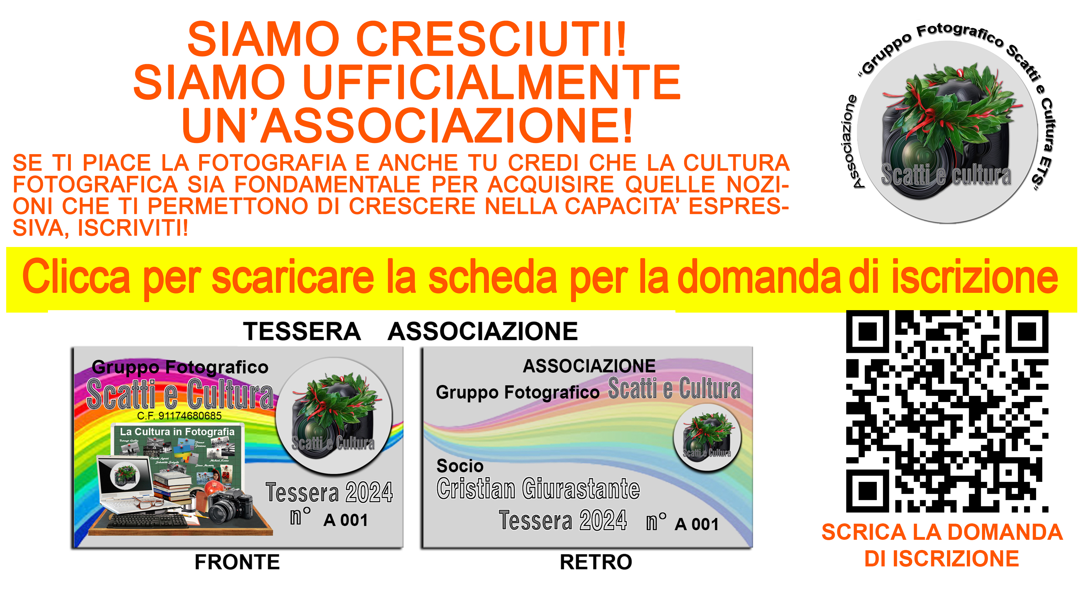 Siamo un'Associazione!!